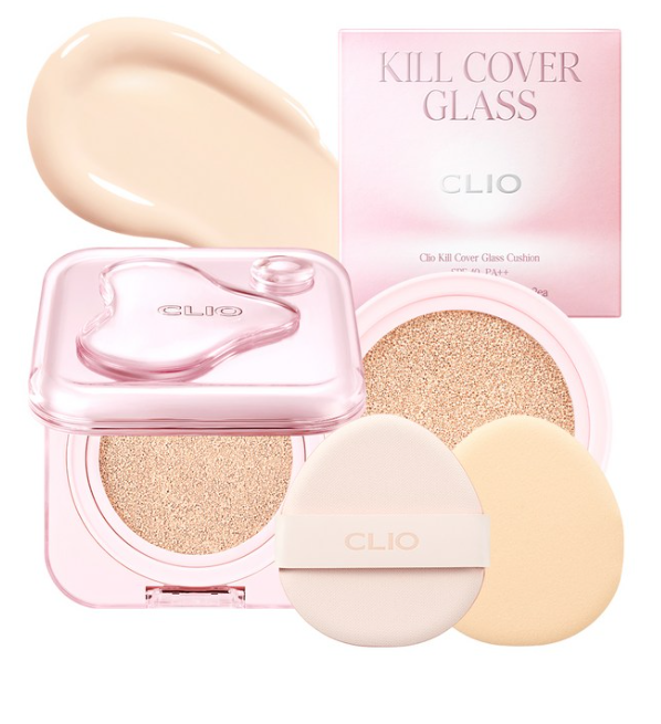 Kill Cover Glass Cushion [SPF40/PA++], 15gx2ea, 19N Porcelain, 1pack